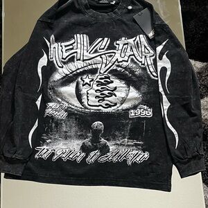 Hell star graphic sweater